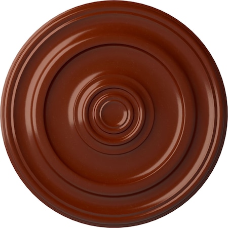 Ekena Millwork Kepler Traditional Ceiling Medallion (For Canopies up to 5 1/4"), 23 5/8"OD x 1 3/4"P, Firebrick CM24KPFIF